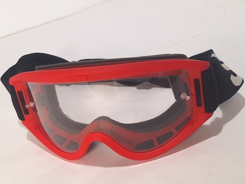 Spy+ Red Motocross Goggles MX ATV Dirt Bike Off Road Racing Goggles Excellent!